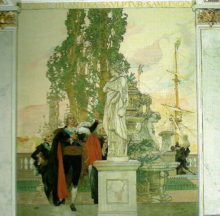 Carl Larsson konstens beskyddare och nationlmusei grundlaggare Spain oil painting art